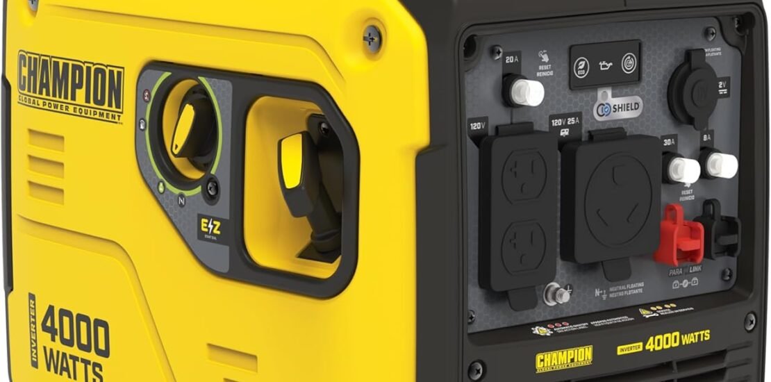 Champion Power Equipment 4000-Watt RV Ready Portable Inverter Generator with Quiet Technology and 3 Year Warranty