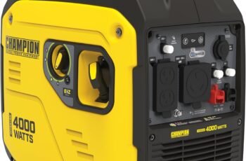 Champion Power Equipment 4000-Watt RV Ready Portable Inverter Generator with Quiet Technology and 3 Year Warranty