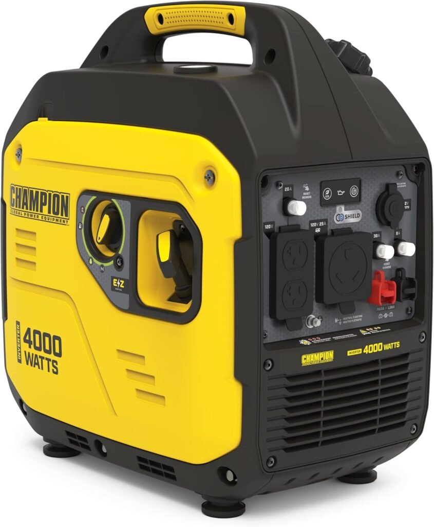 Champion Power Equipment 4000-Watt RV Ready Portable Inverter Generator with Quiet Technology and Year Warranty