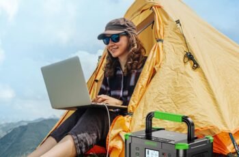 1000W Portable Power Station 999Wh, Solar Generator with 60W USB-C PD Output, Built-in BMS 110V Pure Sine Wave AC Outlet Backup Lithium Battery for Outdoors Camping Travel Emergency (Peak 2000W)