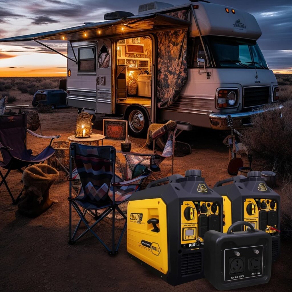Aceup Energy Watt Portable Inverter Generator 149cc, Gas Quiet Generator for Home, RV-Ready, EPA Compliant
