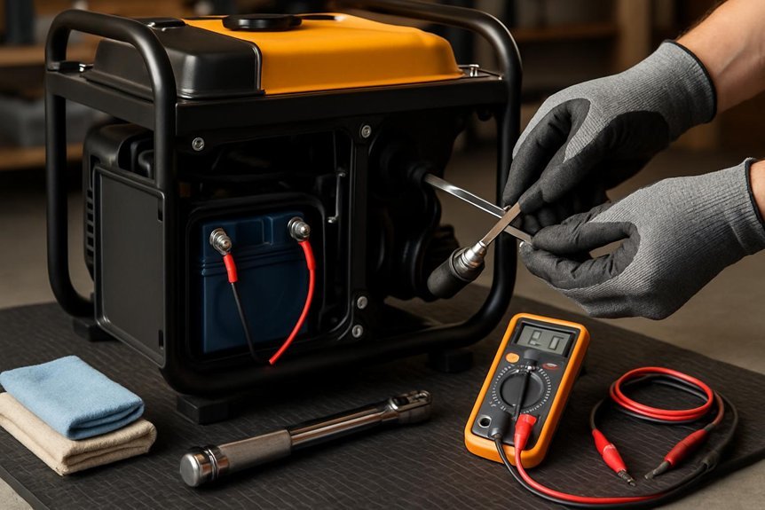 battery spark electrical reliability checks