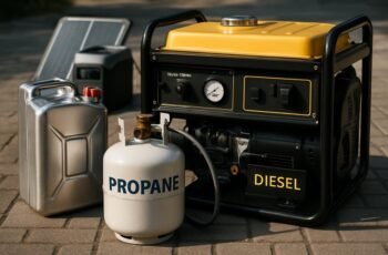 What Types of Fuel Do Portable Generators Use (Gasoline, Propane, Solar, Diesel)?