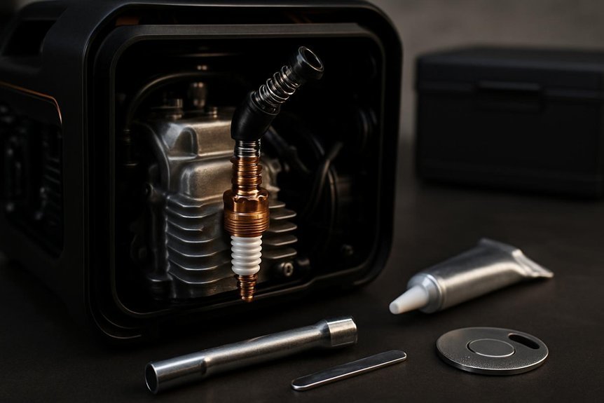 inspect and replace spark plug if needed