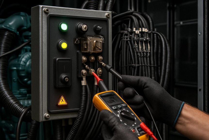 inspect interlocks and electrical connections