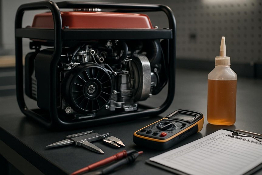 monthly generator maintenance routine checks