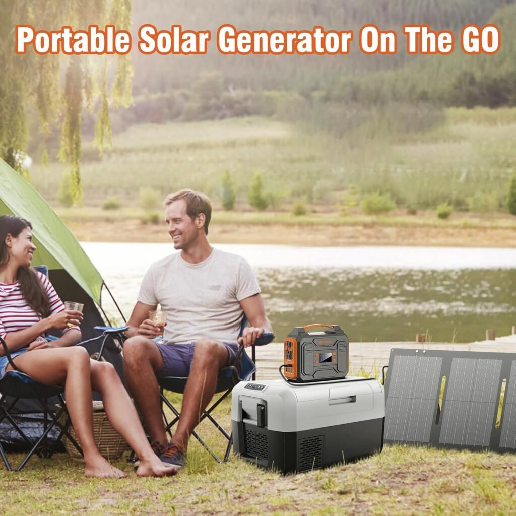 Portable Power Station with solar panel 60W,300W Solar Generator with Panels,100W Portable Power Bank 110v AC Outlet Fast Charging External Laptop Battery Pack for Camping Smart Device RV Van Outdoor Portable Power Station with solar panel 60W,300W Solar Generator with Panels,100W Portable Power Bank 110v AC Outlet Fast Charging External Laptop Battery Pack for Camping Smart Device RV Van Outdoor