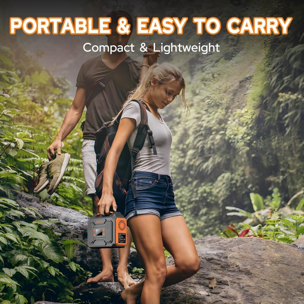 Portable Solar Power Generator with Panel, 300W Power Station with Portable Solar Panel 40W, 110V AC Outlet Camping 100W Solar Power Bank Battery Pack for Laptop Smart Device RV Outdoor Power Outage Portable Solar Power Generator with Panel, 300W Power Station with Portable Solar Panel 40W, 110V AC Outlet Camping 100W Solar Power Bank Battery Pack for Laptop Smart Device RV Outdoor Power Outage
