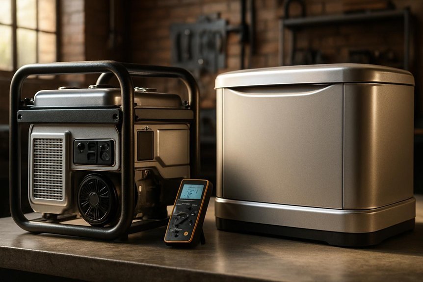 portable vs standby generator warranties compared