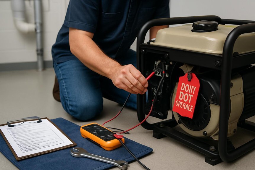 safety first generator inspections reminders