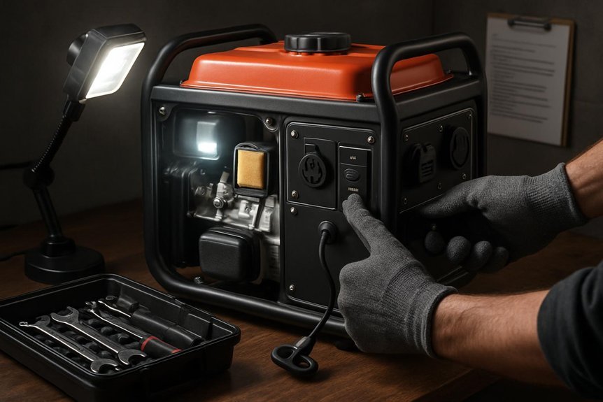 safety first generator maintenance routine