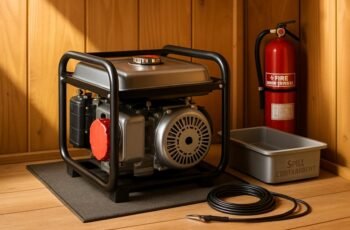 Storing Petrol Generator Safely