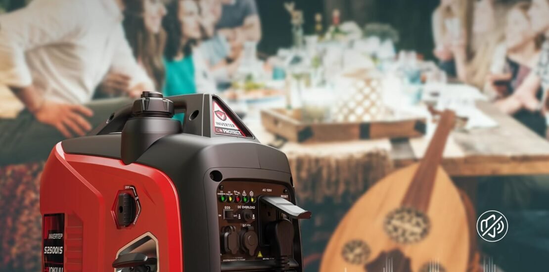 2500W Portable Generator Super Quiet Inverter Generator Ultra Lightweight for Home Backup Outdoor Camping, CO Sensor Protect, EPA, ECO Mode