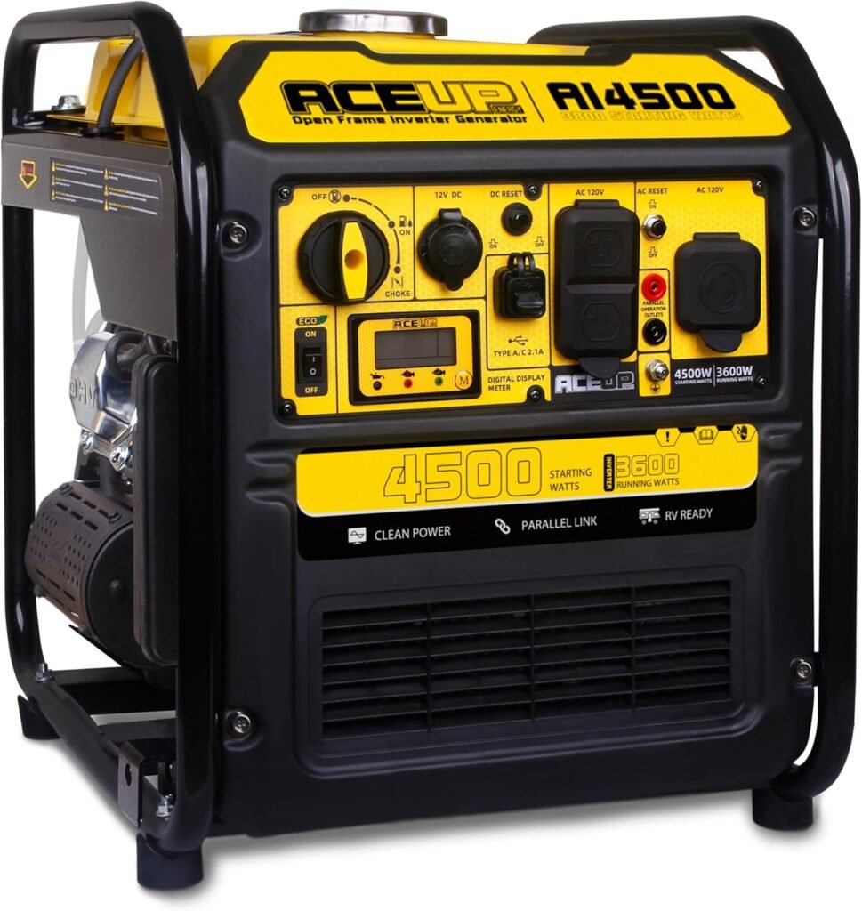 Aceup Energy Watt Inverter Generator 223CC, Gas Powered Generator for Home Use, Camping, EPA Compliant Aceup Energy Watt Inverter Generator 223CC, Gas Powered Generator for Home Use, Camping, EPA Compliant