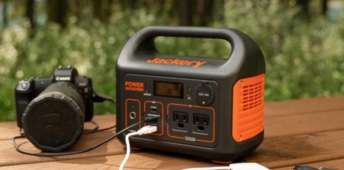 Jackery Portable Power Station Explorer 300 with 16.4 Ft Extension Cable, 292Wh Backup LiFePO4 Battery, Solar Generator for Outdoors Camping Travel Hunting Blackout (Solar Panel Optional)