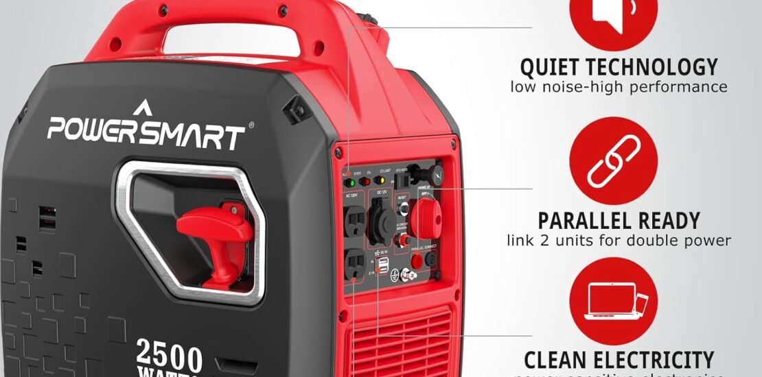 PowerSmart 2500-Watt Portable Inverter Generator with Super Quiet for Camping PowerSmart 2500-Watt Portable Inverter Generator with Super Quiet for Camping