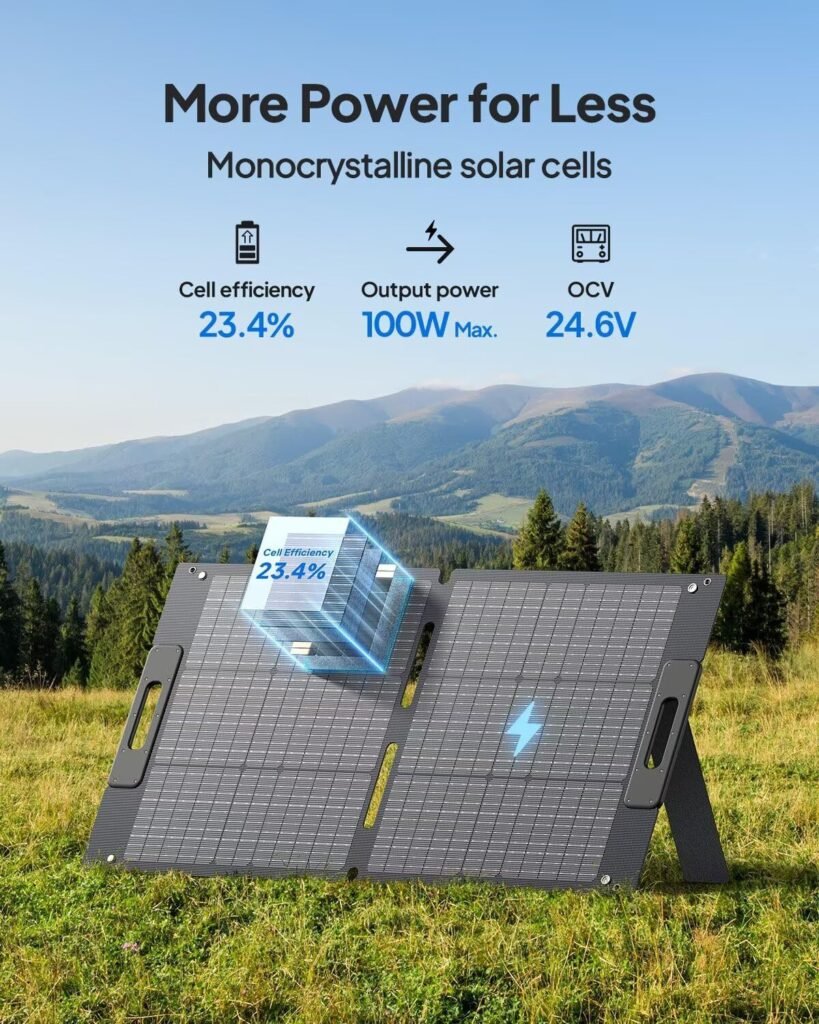 BLUETTI AC2A Portable Power Station with 100W Solar Panel Included (Ships Separately), 204Wh LFP Battery Backup, w/ 300W (600W Power Lifting) AC Outlets, 0-80% in Min, Solar Generator for Camping BLUETTI AC2A Portable Power Station with 100W Solar Panel Included (Ships Separately), 204Wh LFP Battery Backup, w/ 300W (600W Power Lifting) AC Outlets, 0-80% in Min, Solar Generator for Camping