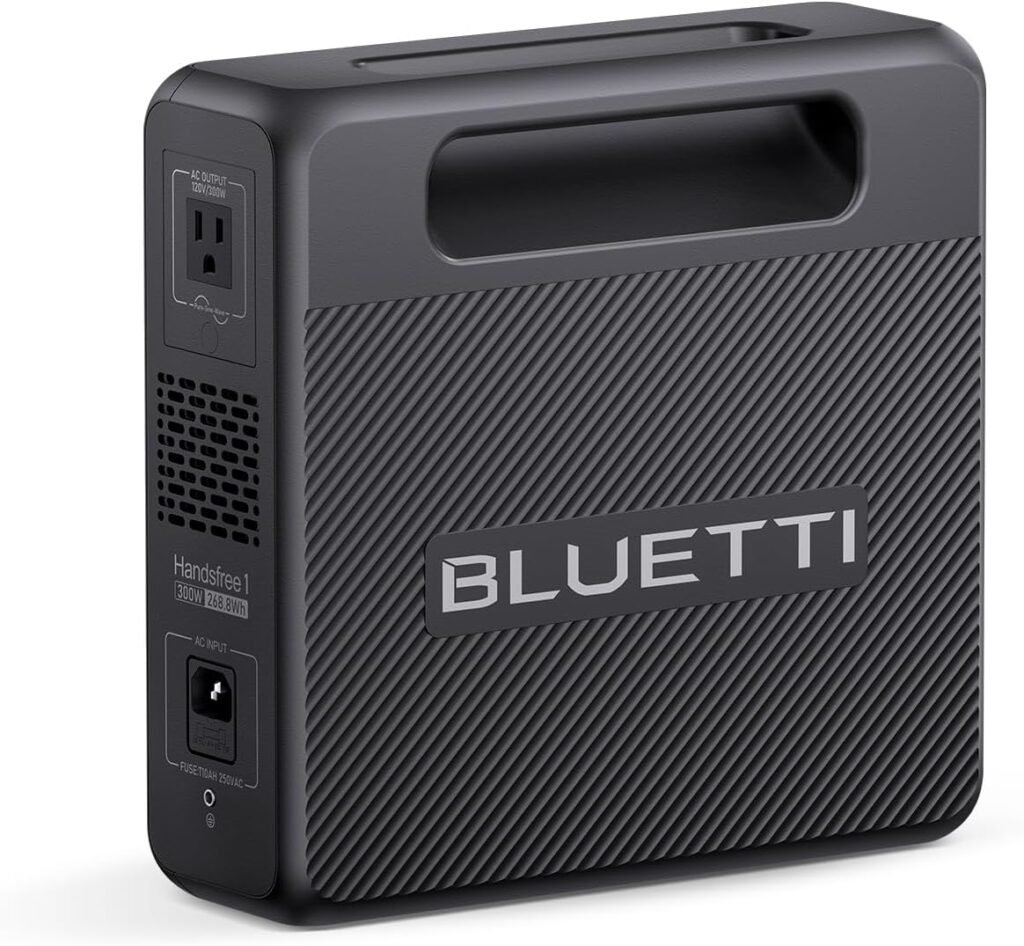 BLUETTI Handsfree Portable Power Station, 268.8Wh 300W Solar Generator, Output Ports, LiFePO4 Battery Backup for Camping, Drones, Photography (Backpack Not Included) BLUETTI Handsfree Portable Power Station, 268.8Wh 300W Solar Generator, Output Ports, LiFePO4 Battery Backup for Camping, Drones, Photography (Backpack Not Included)