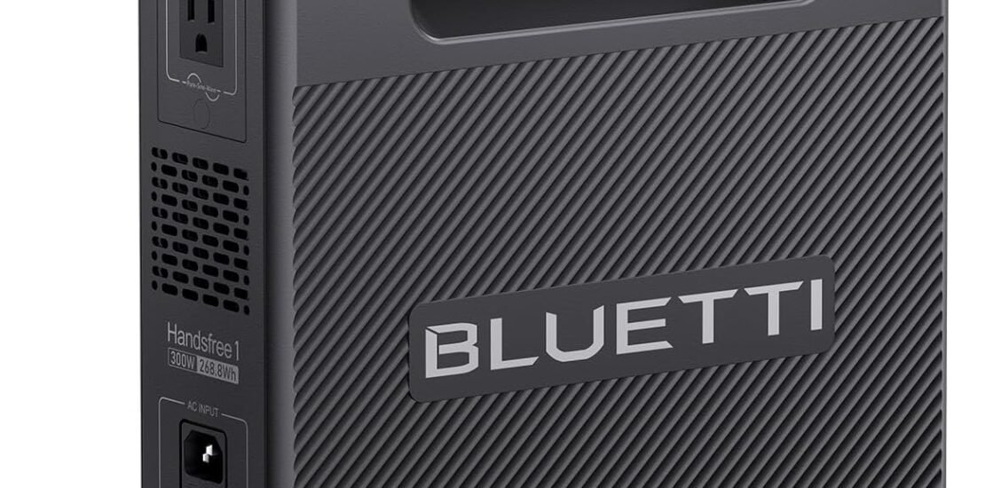 BLUETTI Handsfree 1 Portable Power Station, 268.8Wh 300W Solar Generator