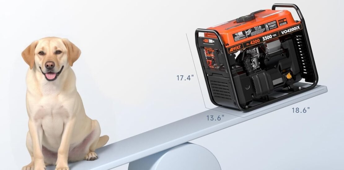 Inverter Generator 4200W, Portable Generator Gas Powered with Long Runtime, CO Sensor, Low Oil Shutoff, Quiet Running, Open Frame Power Supply for Home Use, RV, Camping, Worksite Inverter Generator 4200W, Portable Generator Gas Powered with Long Runtime, CO Sensor, Low Oil Shutoff, Quiet Running, Open Frame Power Supply for Home Use, RV, Camping, Worksite