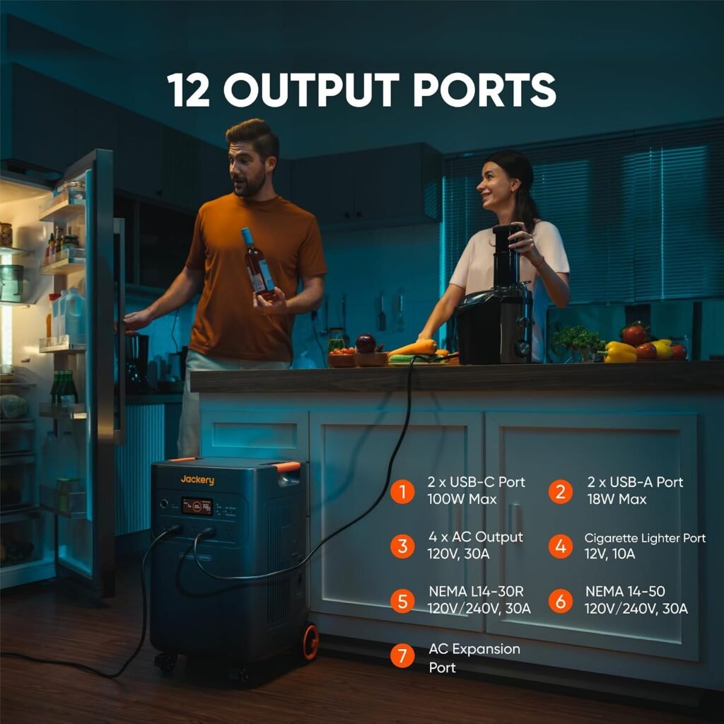 Jackery Solar Generator Plus Portable Power Station, 5040Wh LiFePO4, 7200W 120V/240V AC Output, Expandable to 60kWh, Essential Home Backup for Power Outages (Solar Panel Optional) Jackery Solar Generator Plus Portable Power Station, 5040Wh LiFePO4, 7200W 120V/240V AC Output, Expandable to 60kWh, Essential Home Backup for Power Outages (Solar Panel Optional)
