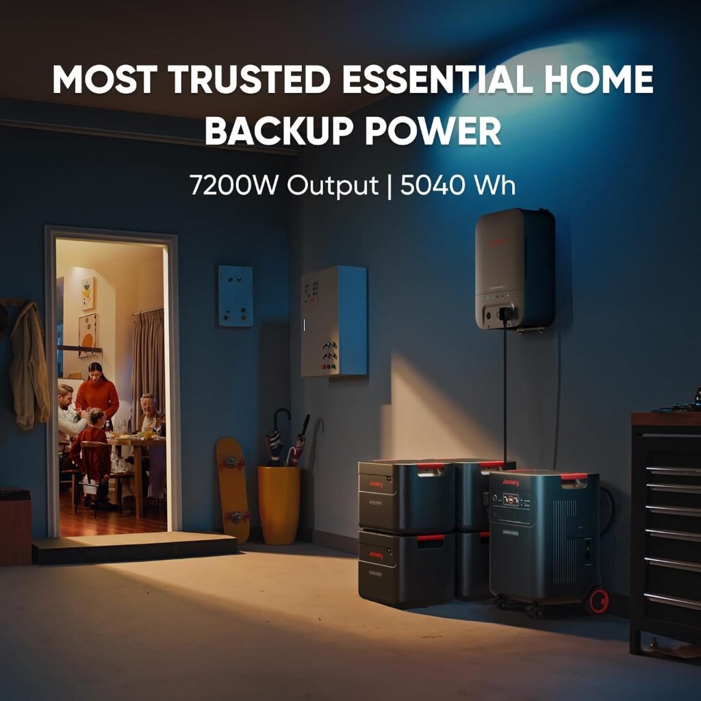Jackery Solar Generator Plus Portable Power Station, 5040Wh LiFePO4, 7200W 120V/240V AC Output, Expandable to 60kWh, Essential Home Backup for Power Outages (Solar Panel Optional) Jackery Solar Generator Plus Portable Power Station, 5040Wh LiFePO4, 7200W 120V/240V AC Output, Expandable to 60kWh, Essential Home Backup for Power Outages (Solar Panel Optional)