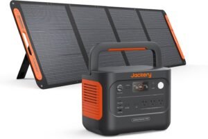 Jackery Solar Generator 1000 v2 and 2x100W Light Panels,1070Wh,1500W AC