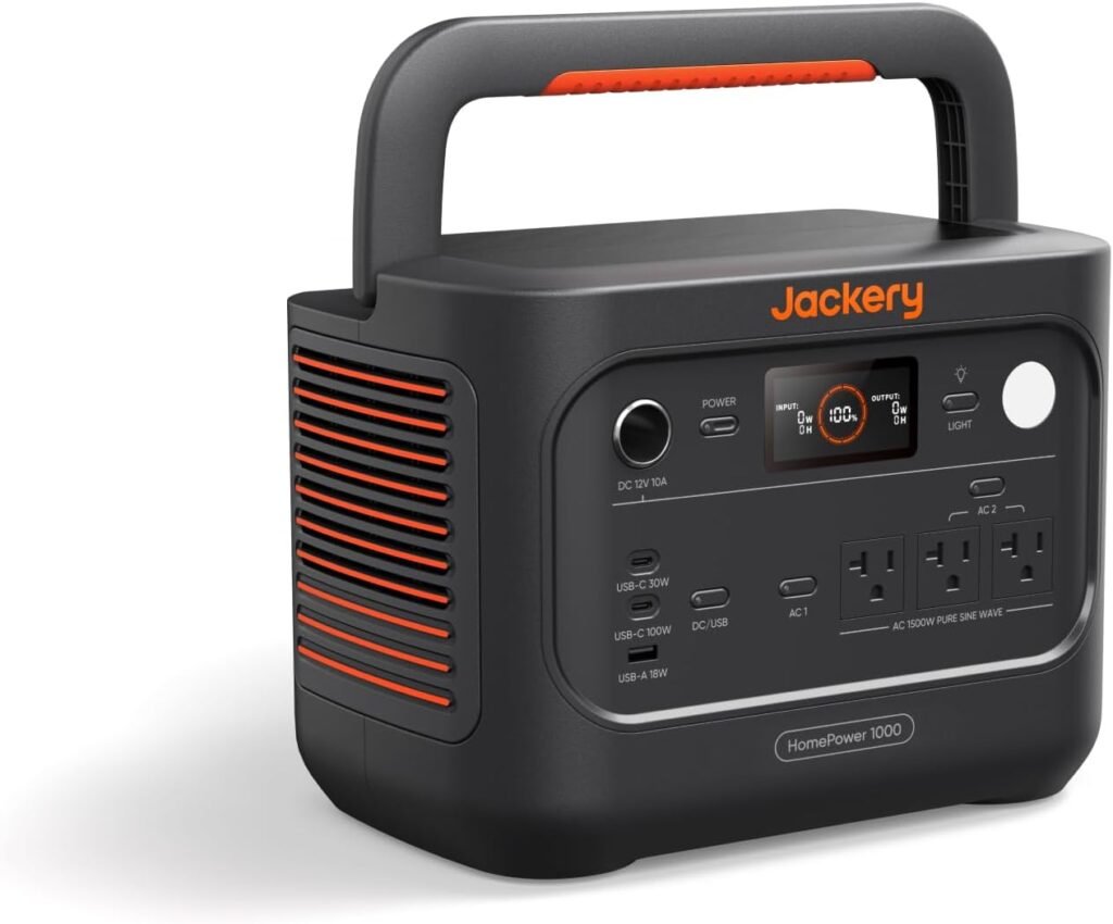 Jackery Solar Generator v2 and 2x100W Light Panels,1070Wh,1500W AC Jackery Solar Generator v2 and 2x100W Light Panels,1070Wh,1500W AC