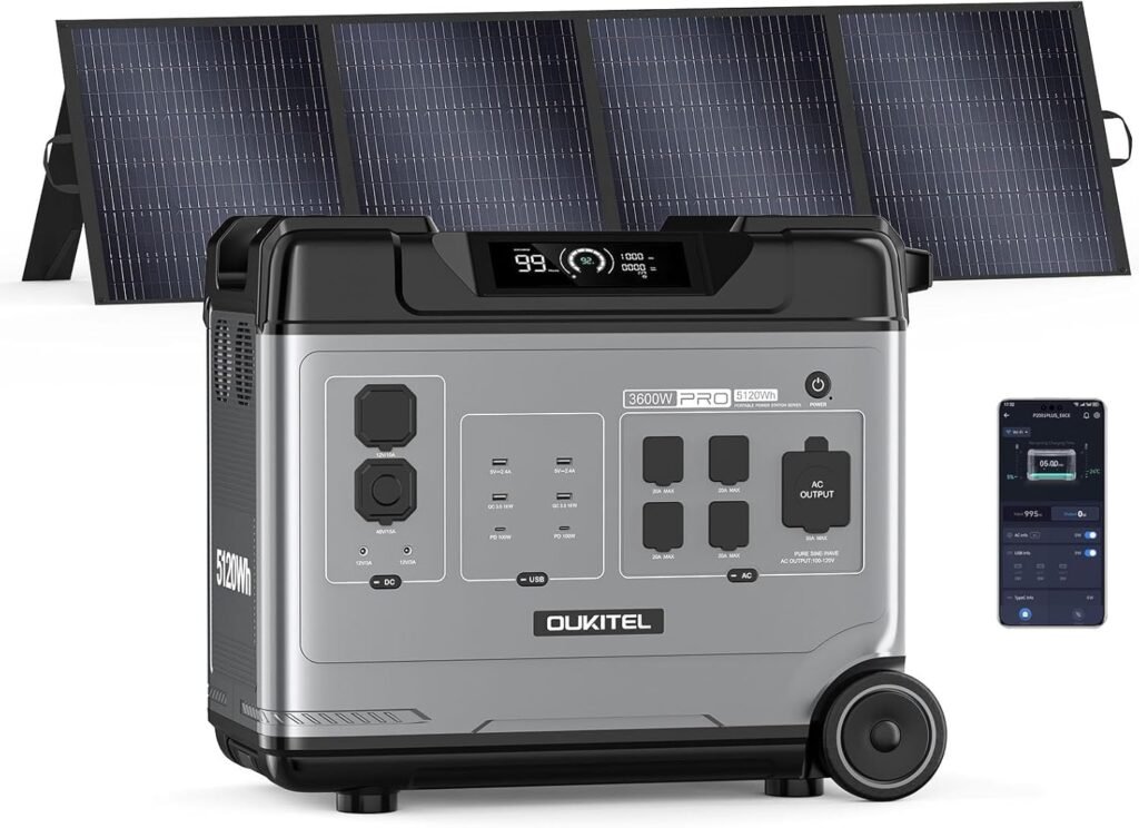 P5000 Pro 5120Wh Portable Power Station, 3600W Solar Generator P5000 Pro 5120Wh Portable Power Station, 3600W Solar Generator